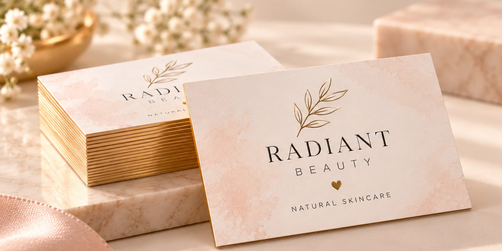 Illustrative branded business cards